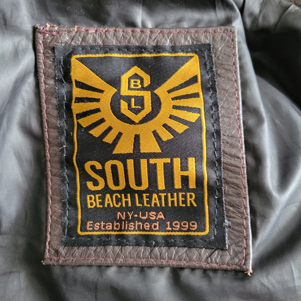 Men's Brown Bomber Jacket/Trench Coat - Picture 5 of 5